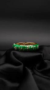 Olive Bloom Bangle